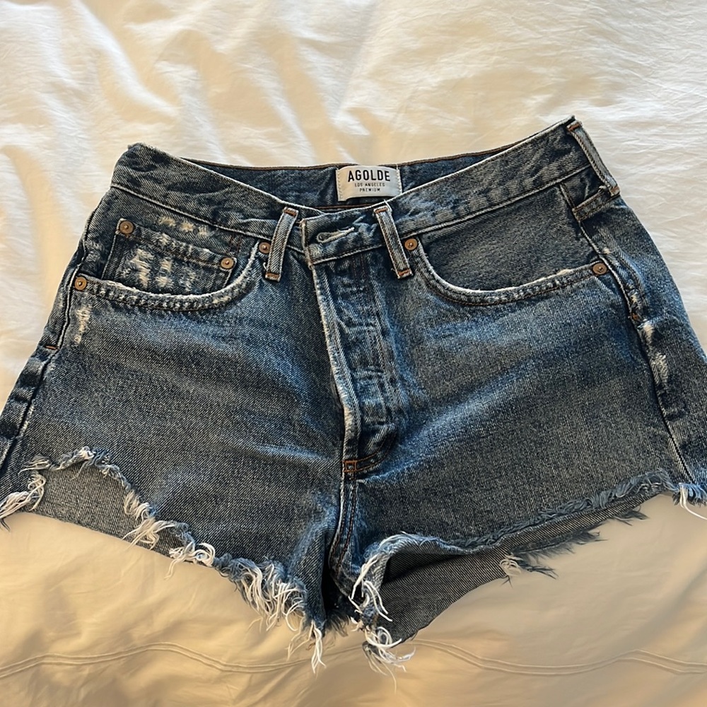 AGOLDE denim shorts